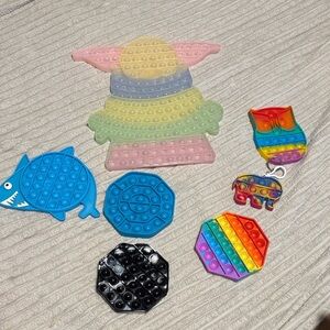 Colorful Pop It Fidget Toy Set